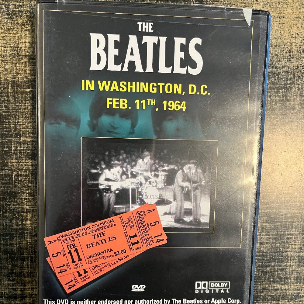 DVD The Beatles In Washington,D.C. Feb. 11th, 1964 Used